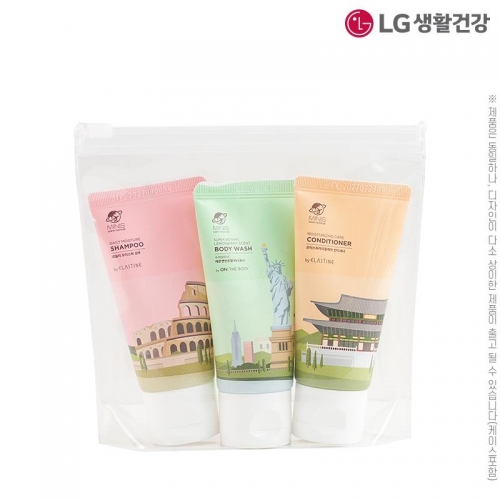 엘지 여행용3종1호(샴푸,린스,바디)(벌크)  (샴푸/린스/트리트먼트)
