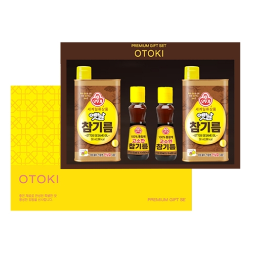 [오뚜기] 참기름 선물세트 신3호 쇼핑백  (식용유/참기름/오일류/시럽)