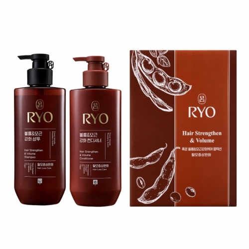 [려] 흑운 볼륨 & 모근케어 컬렉션 2종(볼륨샴푸480m+컨디셔너480ml) 111414210  (샴푸/린스/트리트먼트)