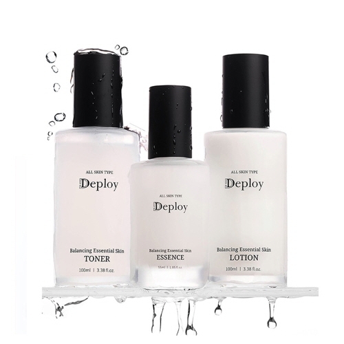 Deploy 밸런싱 에센셜 케어 3종 /토너+로션+에센스  (스킨케어세트)