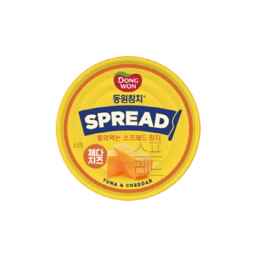 [동원] 동원참치 스프레드 체다치즈 100g x 8캔  (통조림/캔/햄/잼)