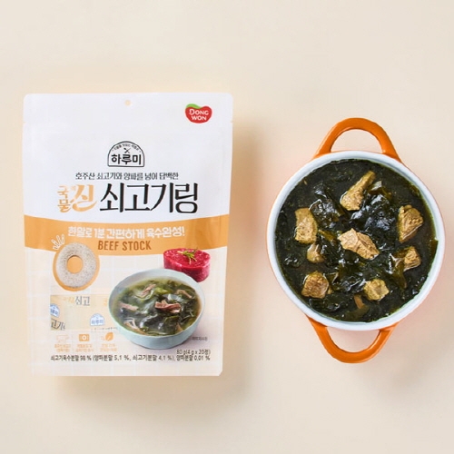 [동원] 하루미 국물의신 쇠고기링 80g x 3봉  (조미료/분말류)