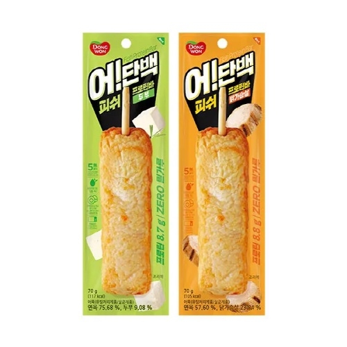 [동원] 어단백 피쉬프로틴바 70g 두부 5개 + 닭가슴살 5개  (튀김류/어묵류)