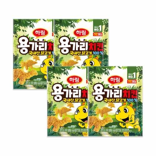 [하림] 용가리치킨 300g 4개 세트  (튀김류/어묵류)