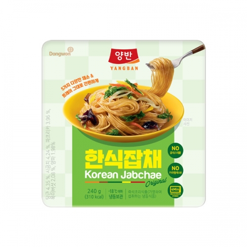 [동원] 양반 한식잡채 240g x 3개  (만두/국수/스파케티/냉면)