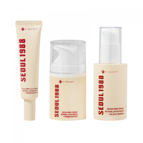 서울1988 주름개선 레틴알 3종(콩아이크림30ml, 쌀크림50ml, 흑삼세럼 30ml)  (크림/아이크림)