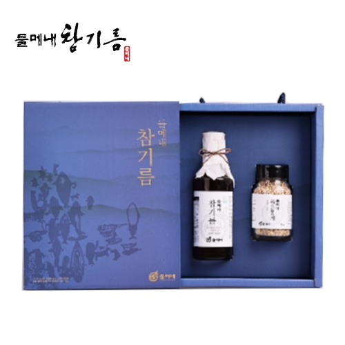 [들메내] 14호 국산참기름 선물세트 (손잡이끈)  (식용유/참기름/오일류/시럽)