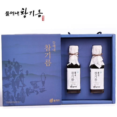 [들메내] 16호 국산참기름 선물세트 (손잡이끈)  (식용유/참기름/오일류/시럽)