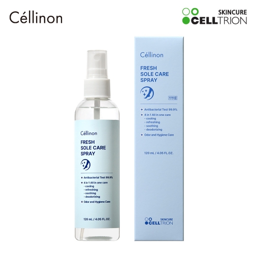 [셀트리온] 셀린온 프레쉬 솔케어 무좀 풋스프레이 120ml  (바디로션/크림/핸드/풋케어)
