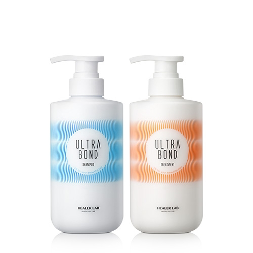 [힐러랩] 울트라본드 탈모완화샴푸500ml+볼륨트리트먼트500ml+쇼핑백  (선물세트/여행키트)