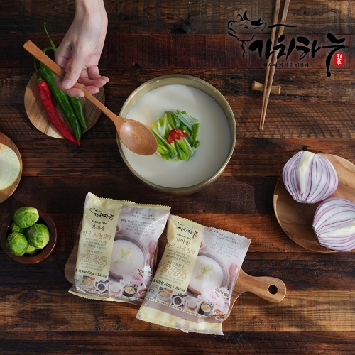 [가치하누] 가마솥 한우사골곰탕 400g x 10팩  (스프류)