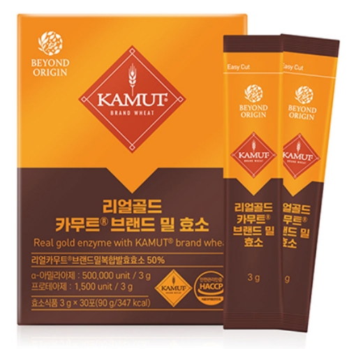 비욘드오리진 리얼골드 카무트 브랜드밀 효소 3gx30포  (기타 건강식품)
