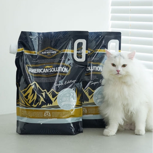 아메리칸솔루션 아메솔 슈퍼에디션 오더리스 9.07kg 고양이 모래 X2봉(1박스)  (위생/배변)