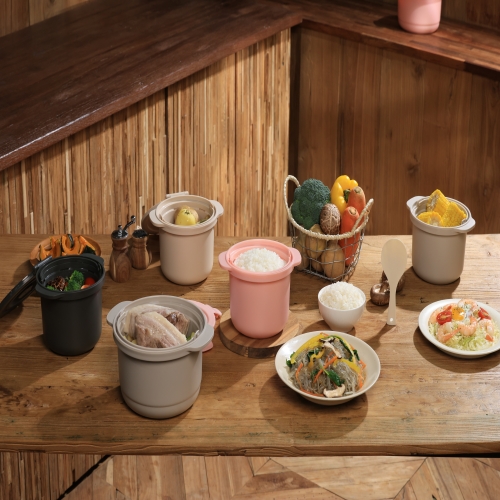 [칼로퀸] 전자레인지용 저당 밥솥 대형(6인용)  (냄비/압력솥)