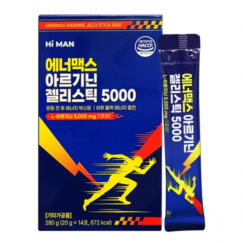 하이맨 에너맥스 아르기닌 젤리스틱 5000 (20gx14포)  (기타 건강식품)