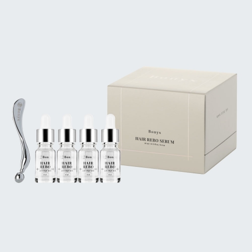 [클라라 PICK] 보닉스 헤어 레보 세럼 10ml X 4ea + 마사지 스틱  (에센스/세럼/앰플/오일)
