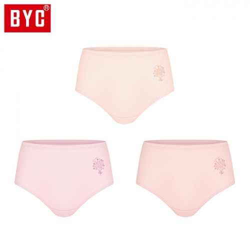 BYC여성 맥시 3매입 삼각팬티 P5379  (일반/미니팬티(2~5매입))