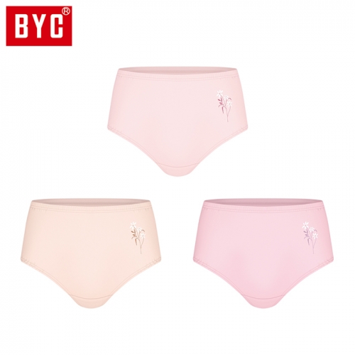 BYC여성 맥시 3매입 삼각팬티 P5398  (일반/미니팬티(2~5매입))