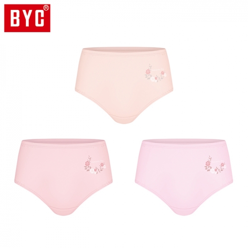 BYC여성 맥시 3매입 삼각팬티 P5375  (일반/미니팬티(2~5매입))
