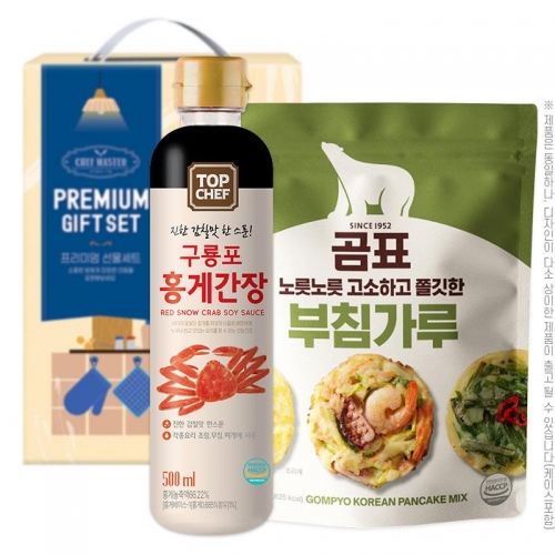 탑셰프홍게간장500ml 곰표부침가루(2종)  (물엿/식초/소스/액젖)