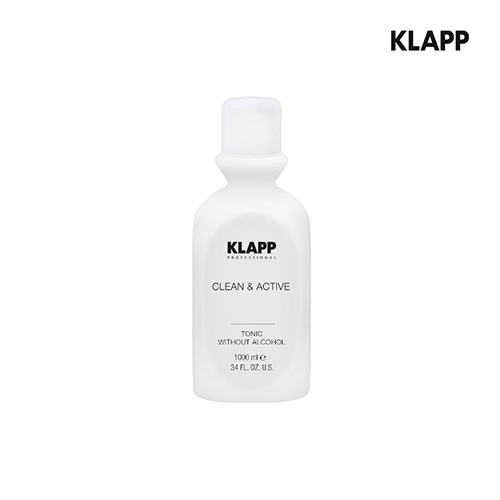 [클랍] 클린 앤 액티브 토닉 위드아웃 알콜 스킨 1000ml (무알콜 토너)_펌핑기 포함  (스킨/토너/미스트)