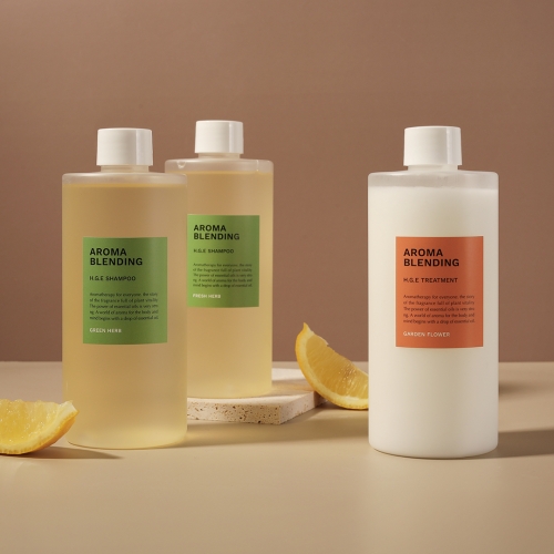소소코 아로마 부드러운 모발 두피 저자극 HGE 순한 샴푸 프레쉬허브 350ml  (샴푸/린스/트리트먼트)