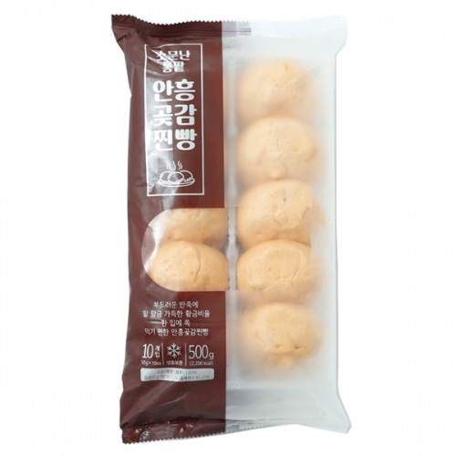 [맛집원정단] 통팥 안흥 곶감찐빵 10개입x2봉지/총20개  (빵/케익/밀가루가공식품)