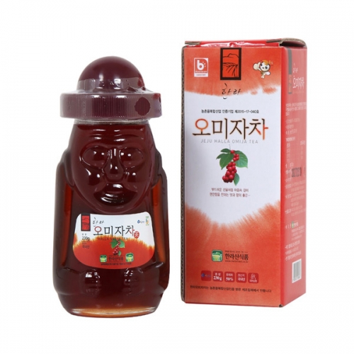 [제주마씸] 특유의 맛과 향 한라산 오미자차(유리병) 230g  (차/티백/코코아)