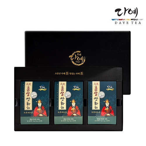[다예] 동의홍삼 쌍화차 3종세트 + 쇼핑백 / 롯데백화점입점 브랜드  (차/티백/코코아)