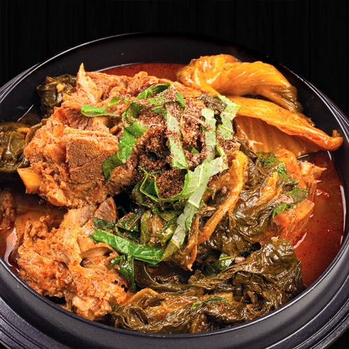 전통가마솥방식 점보 목뼈 우거지 뼈해장국 1kg x 2팩  (탕류/즉석국/찌게)