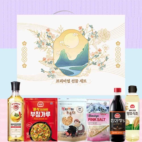 [TBK 해표] 알뜰기프트 10호 선물세트 (요리유)  (통조림/캔/햄/잼)