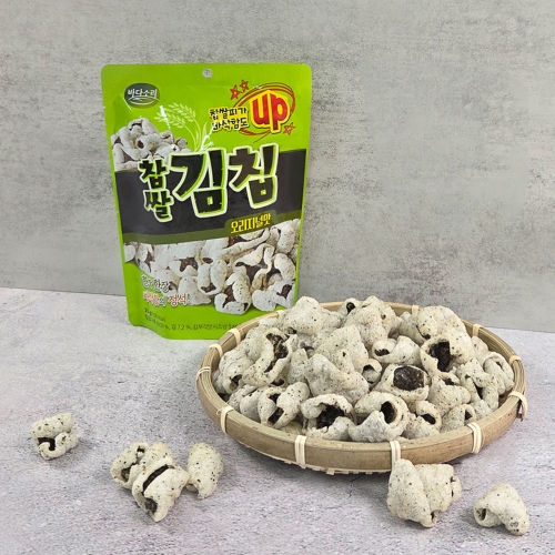 바다소리 찹쌀 김칩 오리지널맛 35g x 20봉  김부각 간식스낵 /일반박스포장  (과자/껌/스낵류)