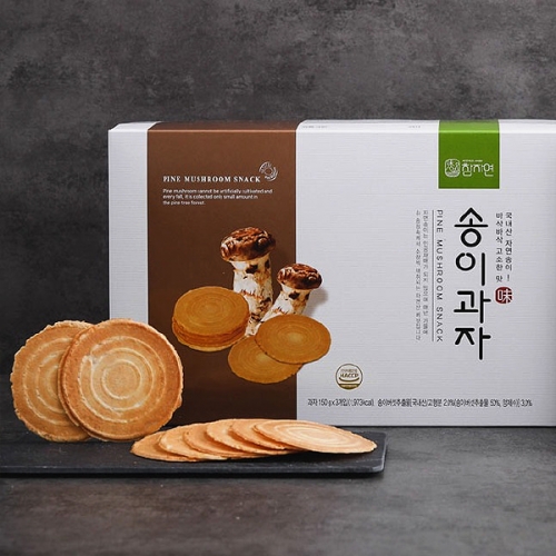 [송이랑] 바삭한 자연송이 과자세트(150gx3P)  (과자/껌/스낵류)