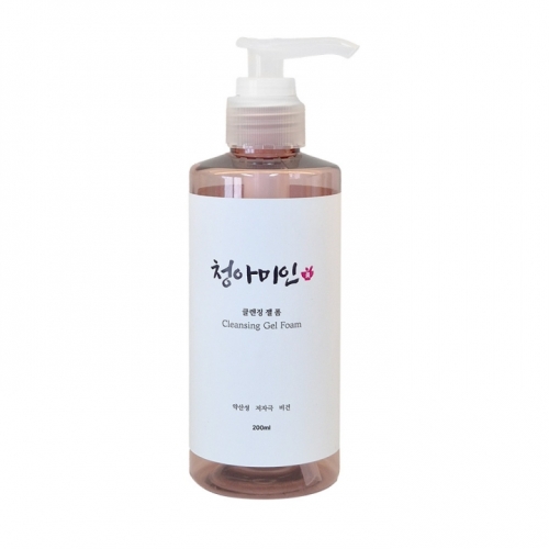 [청아미인] 1+1 클렌징 젤 폼 200ml (약산성 저자극 비건)  (클렌징/필링)