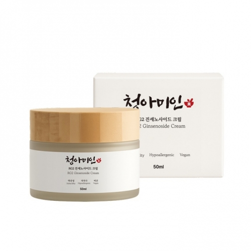 [청아미인] 1+1 RG2 진세노사이드 크림 50ml (약산성 저자극 비건)  (스킨/토너/미스트)