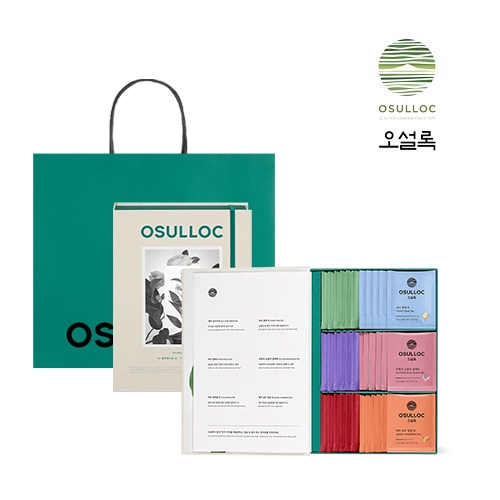 [오설록] 티 베리에이션 O 6종 총36입(종이케이스+쇼핑백)  (차/티백/코코아)