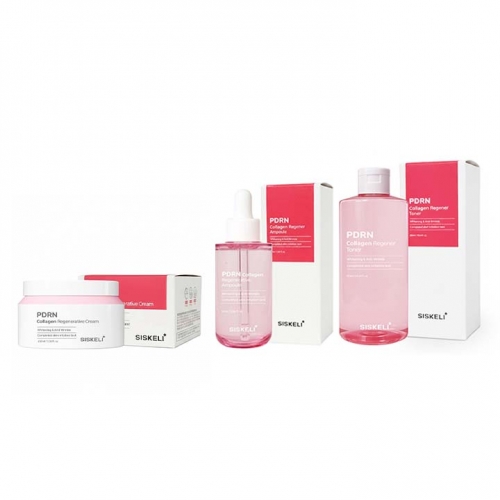 [시스켈리] PDRN 콜라겐 리제너 토너300ml+앰플50ml+크림100ml  (기능성화장품)