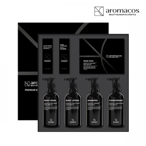 [아로마코스] 프리미엄 에센셜 7종세트 (바디&헤어&페이스케어) [백화점입점상품]  (선물세트/여행키트)