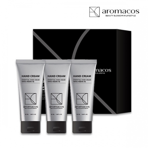 [아로마코스] 프리미엄 에센셜 핸드크림 50ml 3개세트 [백화점입점상품]  (선물세트/여행키트)