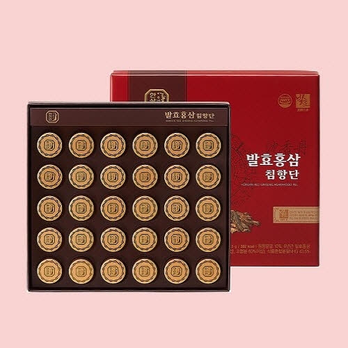 [한삼인] 발효홍삼 침향단 (3.75gx30환)/쇼핑백  (홍삼/인삼/건강환)