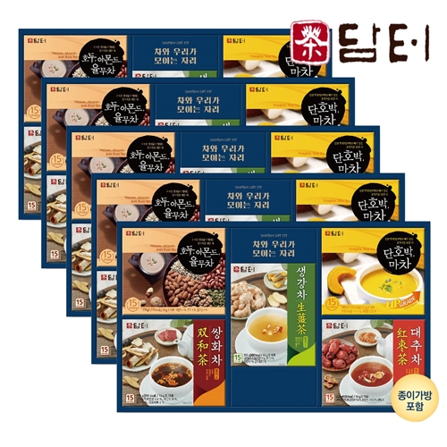 [담터] 다정 선물세트 x 5세트 (쇼핑백동봉)  (차/티백/코코아)