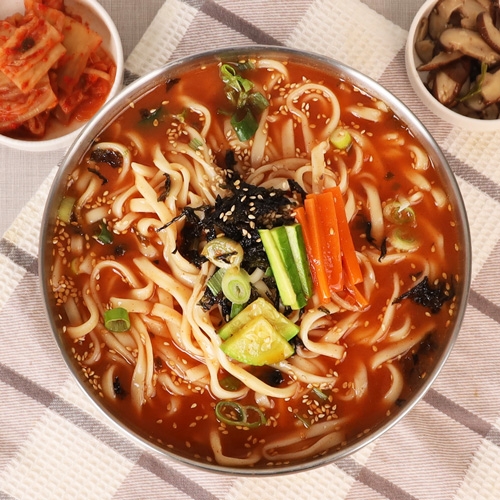 [생면/냉동]장칼국수 5인분(칼국수1kg+장칼국수소스5봉)  (만두/국수/스파케티/냉면)