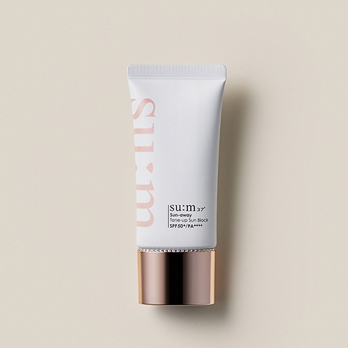 [엘지생활건강] 숨37도 선 어웨이 톤업 선블럭 50ml(SPF50+) / 톤업 선크림  (기능성화장품)