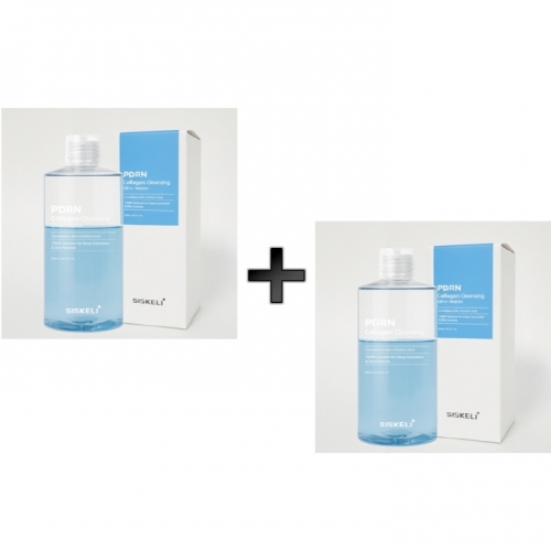 [시스켈리] 1+1 PDRN 콜라겐 클렌징 오일 인 워터 300ml  (클렌징/필링)