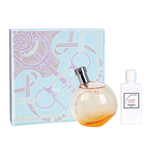 [Hermes] 에르메스 오 데 메르베유 오드 뚜왈렛 한정세트 + 쇼핑백포함  (선물세트/여행키트)