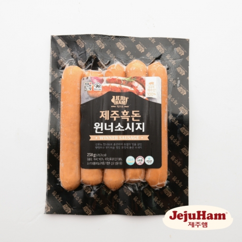 [제주도출고] 제주흑돈 윈너소시지 250g  (축산가공식품)