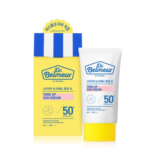더페이스샵닥터벨머 UV더마 논코메도 톤업 선크림 50ml  (핸드워시/립케어/선크림)