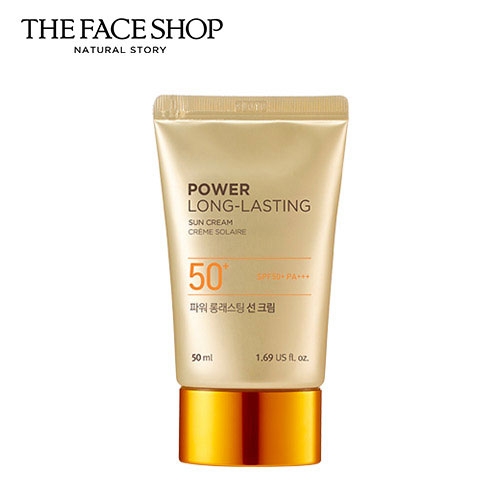 더페이스샵 파워 롱래스팅 선 크림 50ml  (핸드워시/립케어/선크림)
