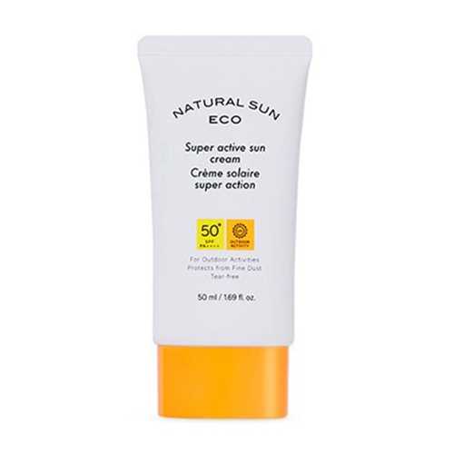 더페이스샵 내추럴 선 에코 슈퍼 액티브 선크림 50ml  (핸드워시/립케어/선크림)