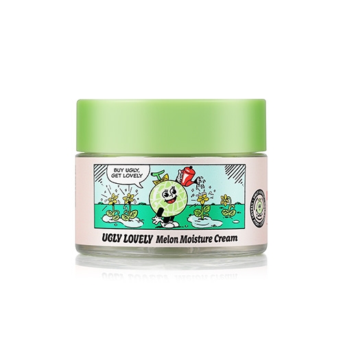 어글리러블리 스킨케어 수분크림 멜론 50ml(비건)  (크림/아이크림)